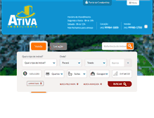 Tablet Screenshot of imobiliariaativa.com.br